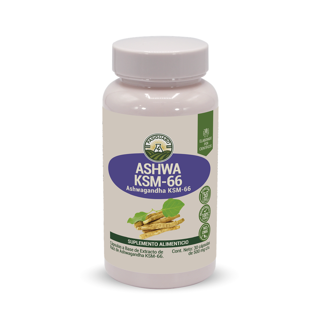 Ashwa KSM-66 30 Cápsulas de 500 mg