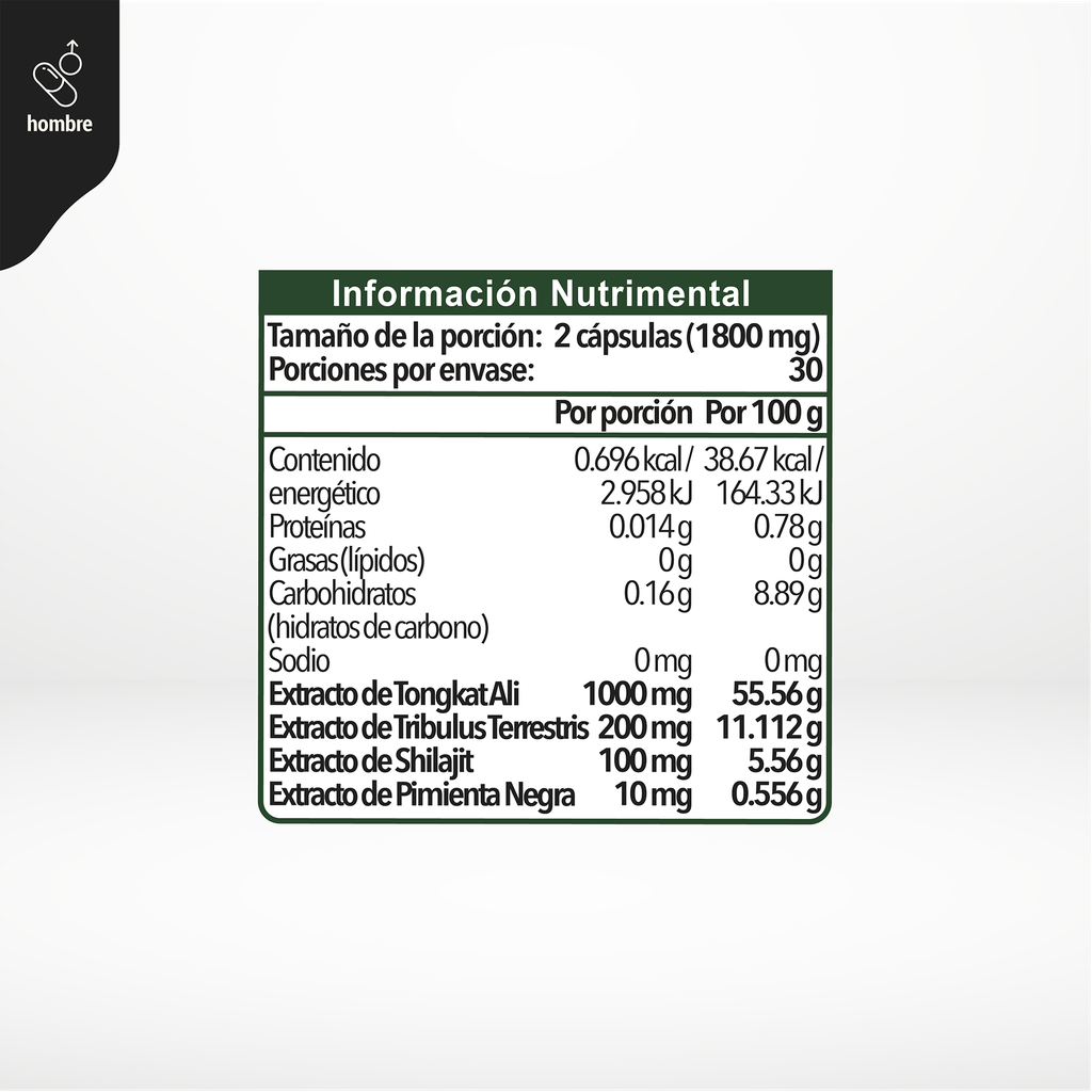 Tongkat Ali Complex 60 Caps 900 mg
