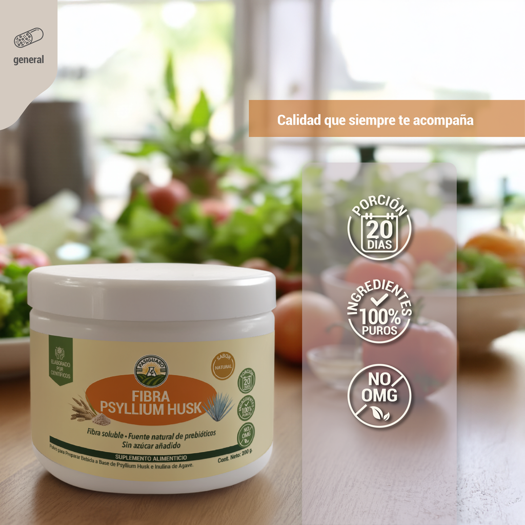 Fibra Psllium Husk de 200 g