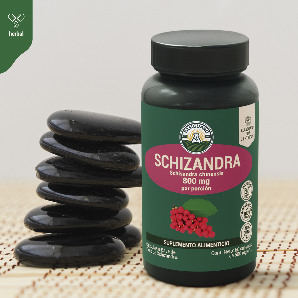 Schizandra 60 cápsulas de 500 mg
