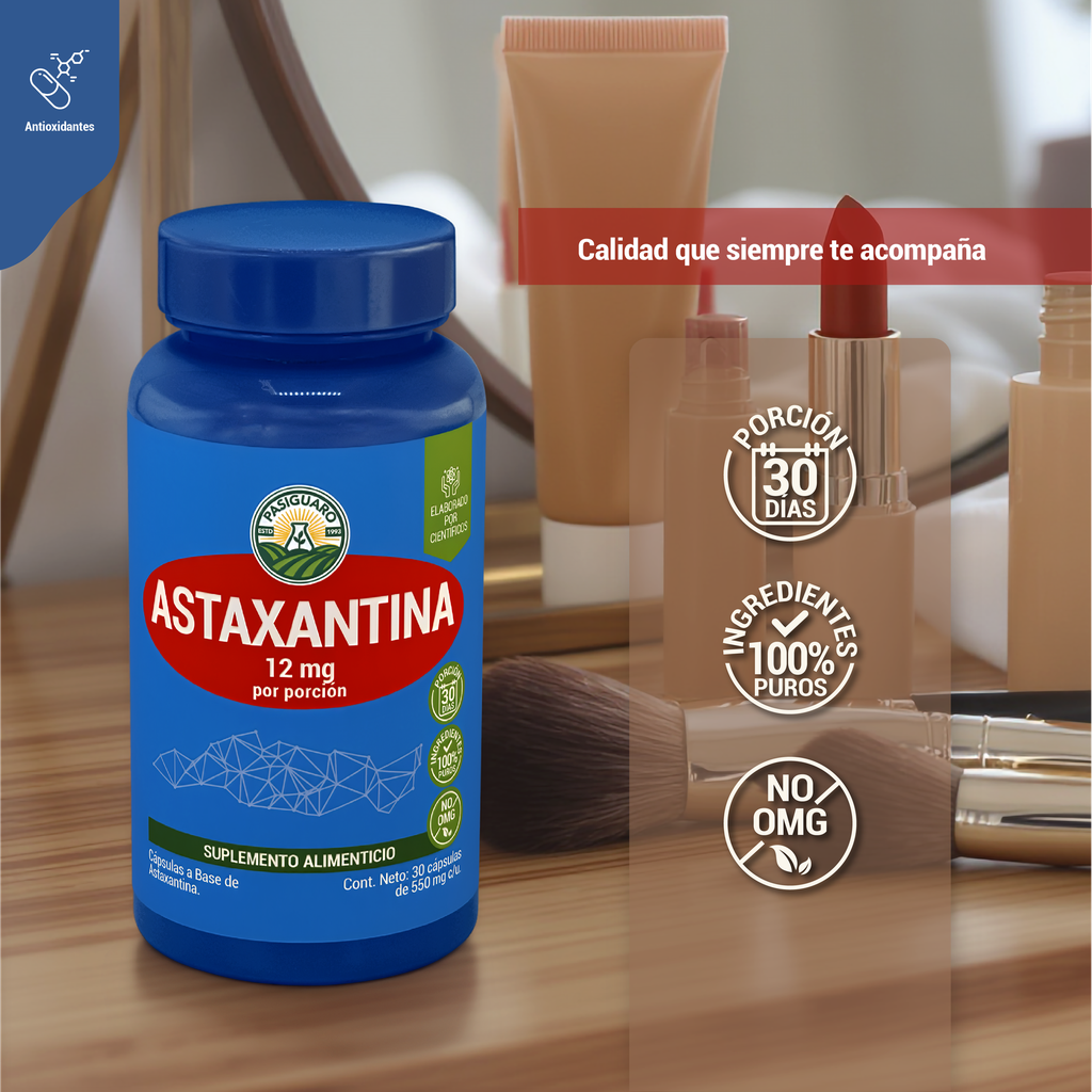 Astaxantina 30 cápsulas 550 mg