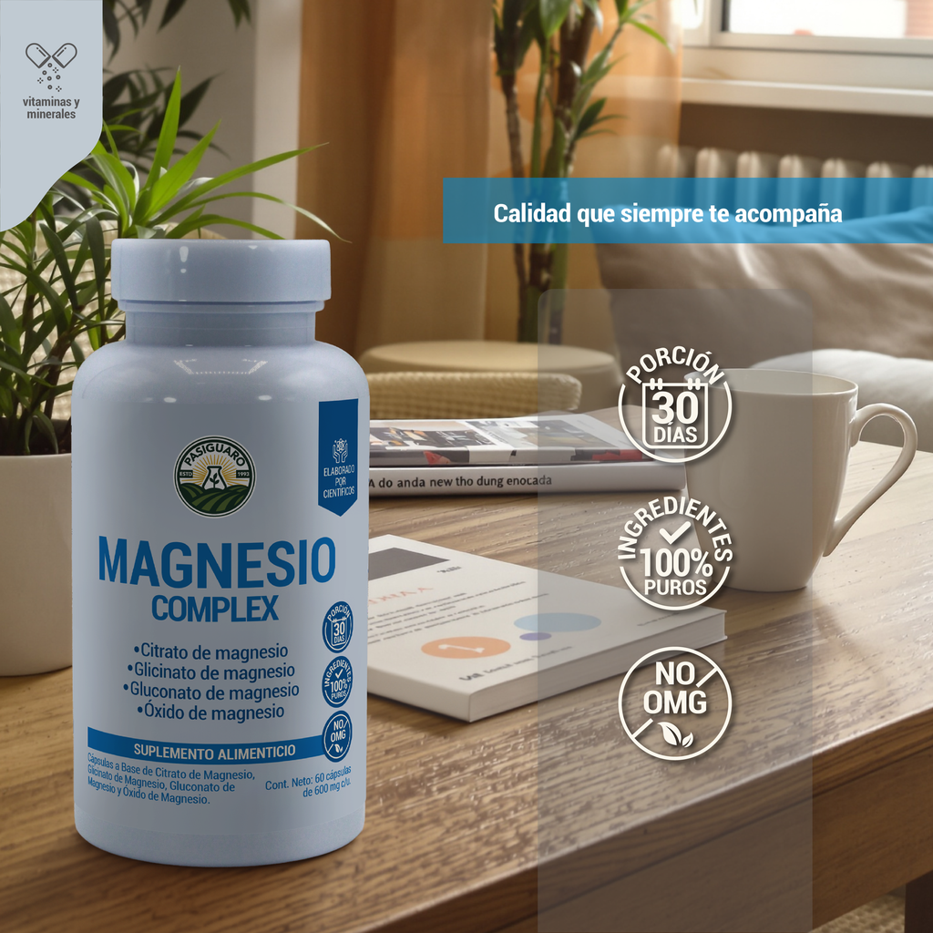 Magnesio Complex 60 capsulas de 600 mg