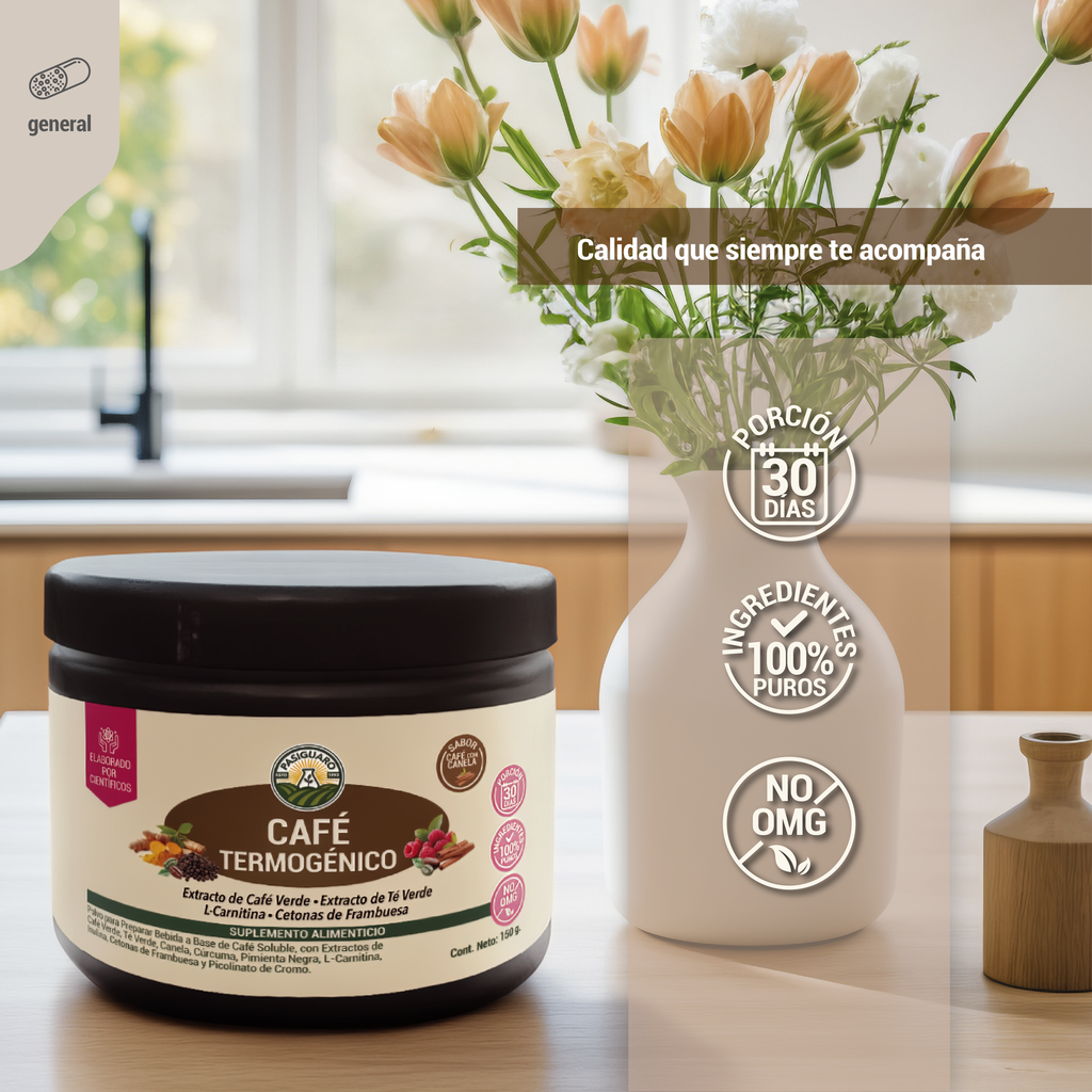 Café Termogénico sabor canela de 150g
