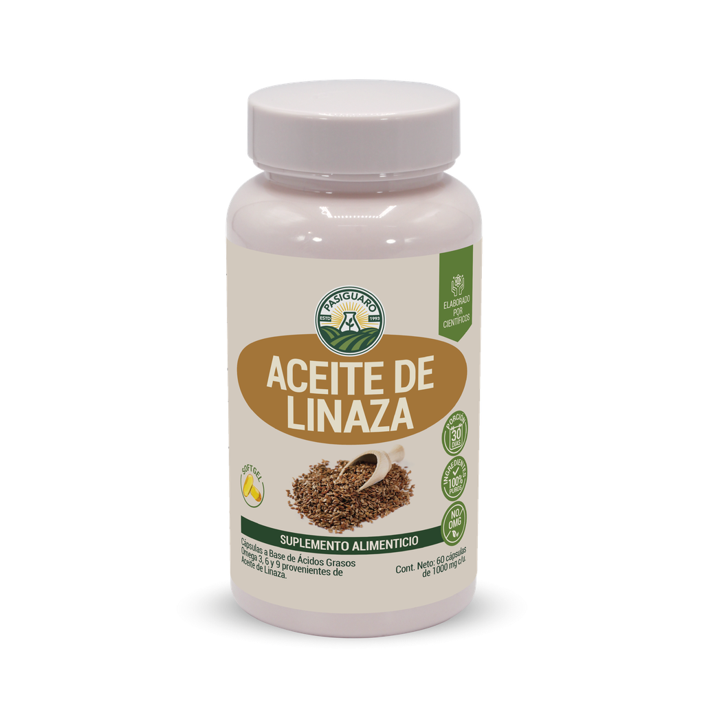 Aceite de Linaza 60 caps de 1000 mg