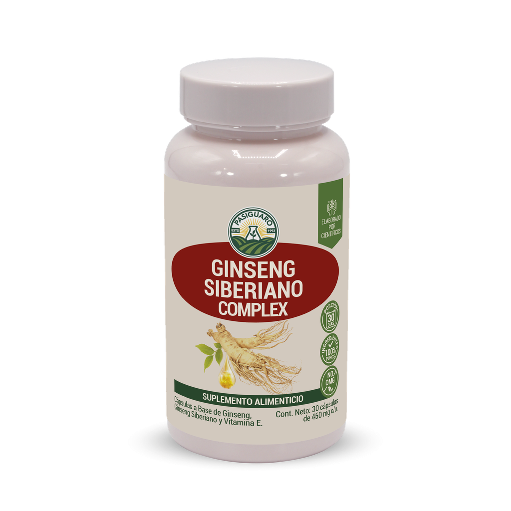 [15-141] Ginseng Siberiano Complex 30 caps de 450 mg